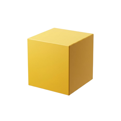 Interactive 3D Yellow Cube